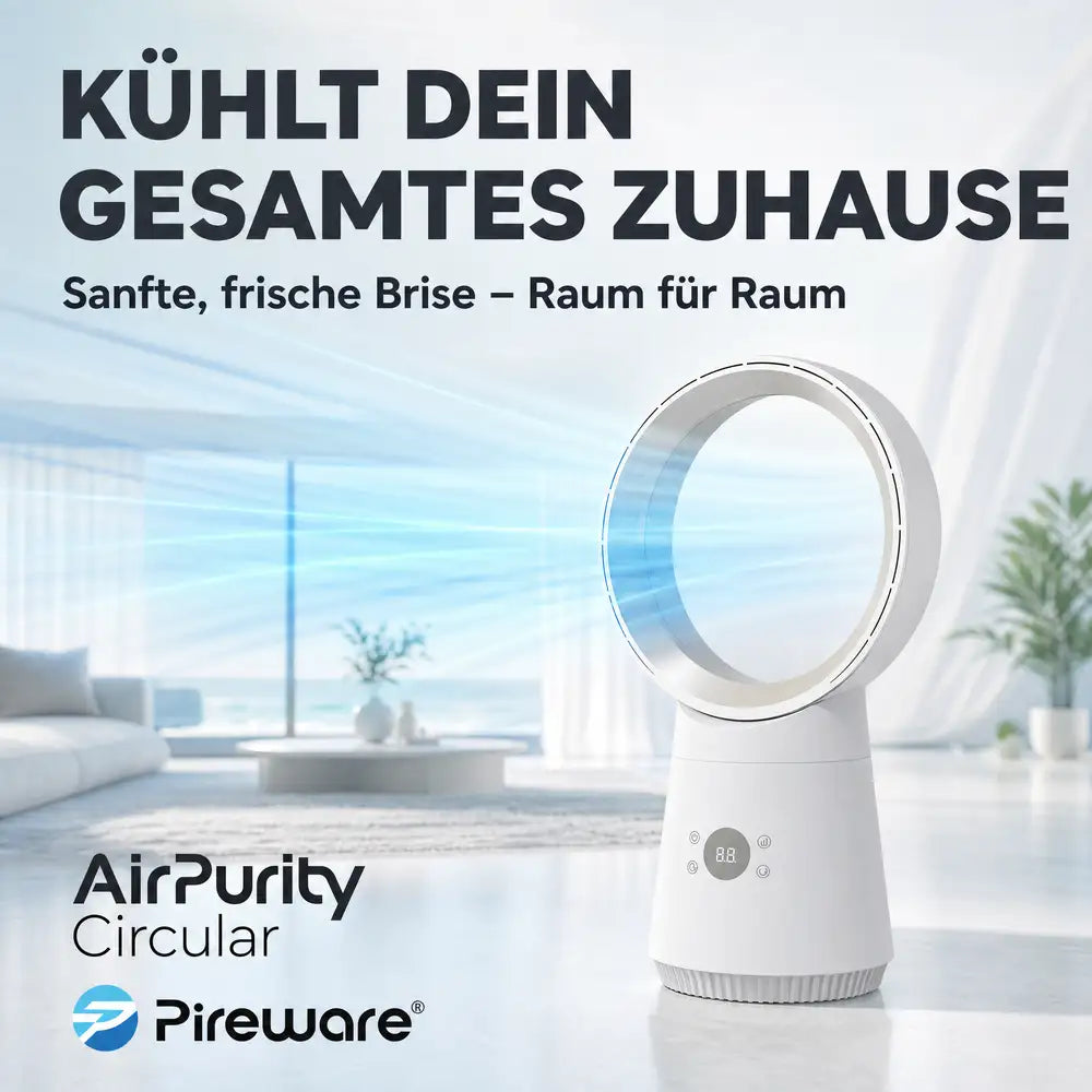Pireware® AirPurity Circular 2-in-1 Luftkühler und Luftreiniger