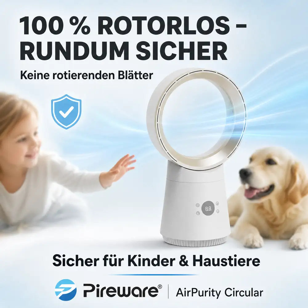 Pireware® AirPurity Circular 2-in-1 Luftkühler und Luftreiniger