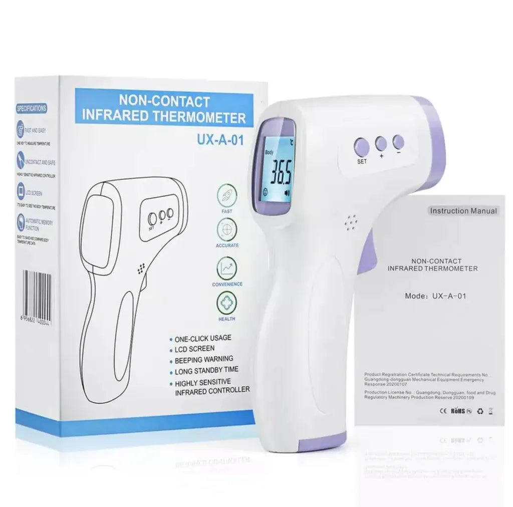 Fieberthermometer Kontaktlos mit LCD Display