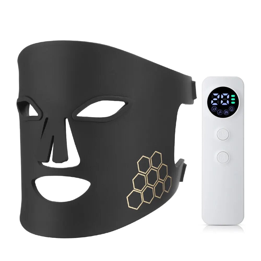 LED Lichttherapie Maske gegen Falten und Unreinheiten