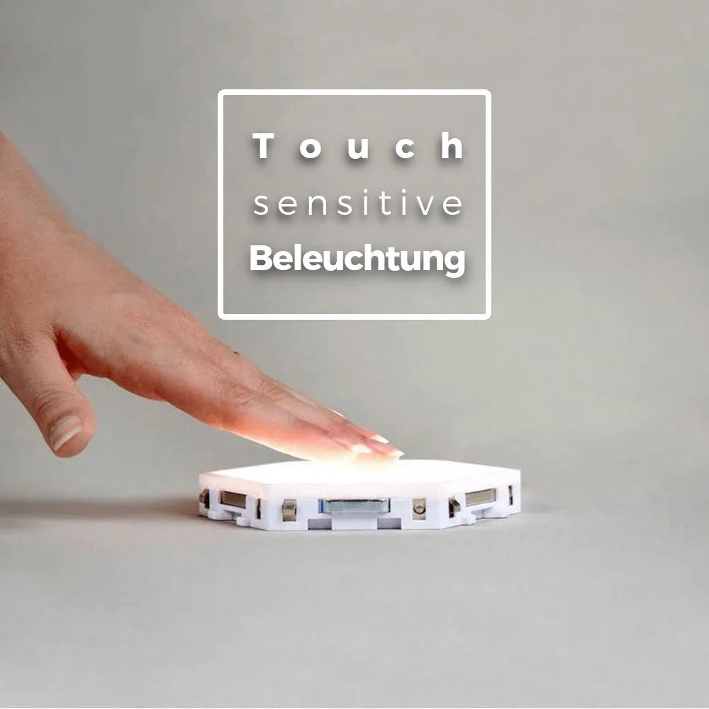 Quantum LED Licht Touch Sensor magnetische Module Beleuchtung Hexagon