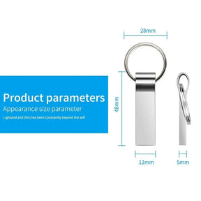 kleiner wasserdichter USB 2.0 Stick Produktabmessung