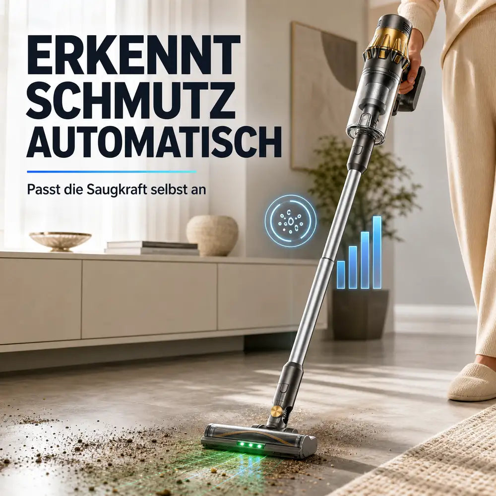 Pireware® Kyro Pro - Kabelloser Akku Staubsauger Beutellos