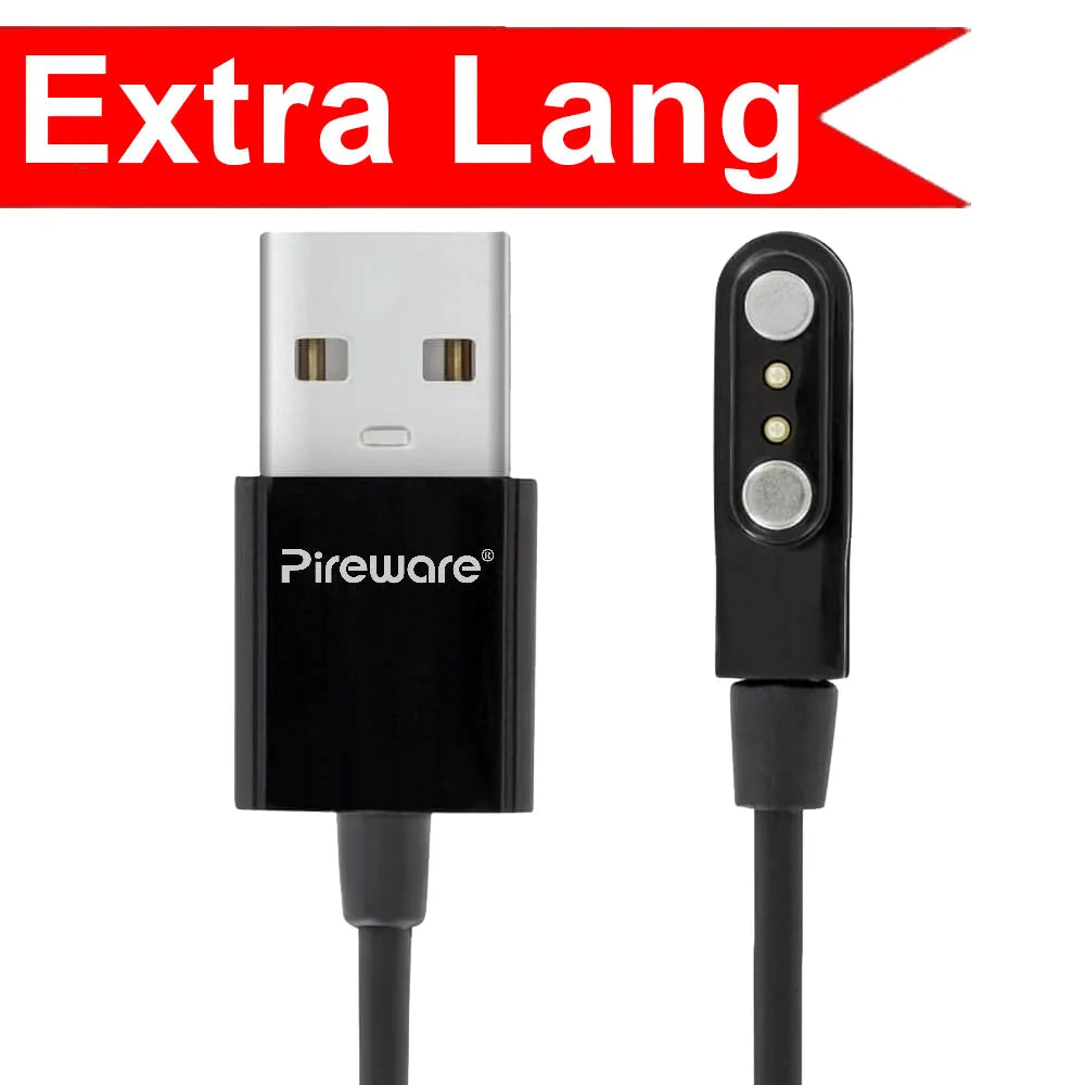 Extra Langes Ladekabel Pireware® Elegance 4 magnetisch zum Wechseln 1 Meter USB-Kabel Ladegerät