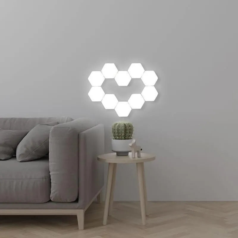 Quantum LED Licht Touch Sensor magnetische Module Beleuchtung Hexagon
