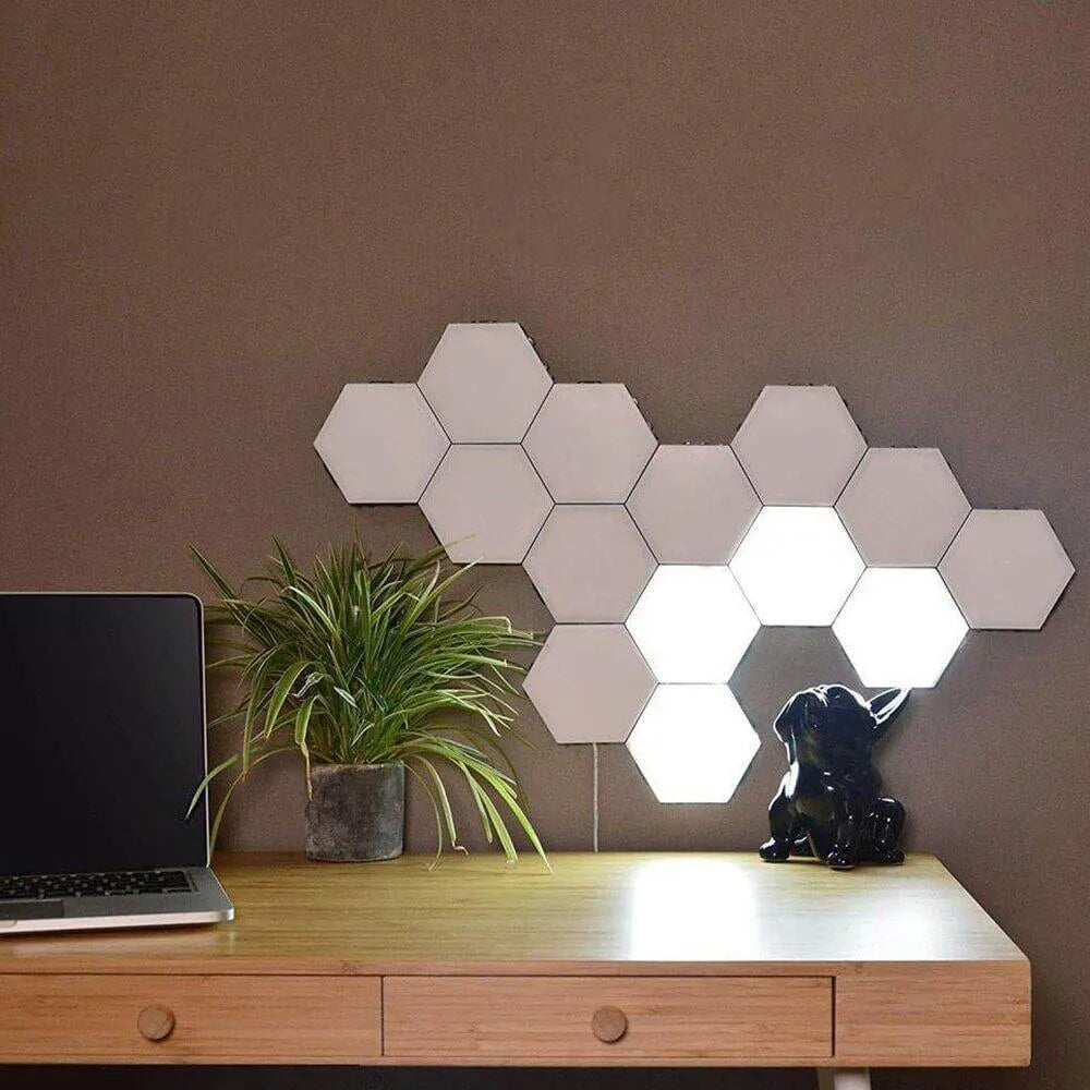 Quantum LED Licht Touch Sensor magnetische Module Beleuchtung Hexagon