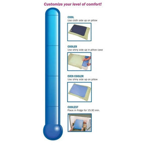Kühlendes Kissen - Besser Schlafen bei Hitze, Migräne & Fieber - 53x30cm