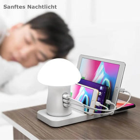 Nachtlicht Ladestation Qi USB Handy