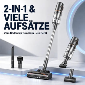 Pireware® Novax - Kabelloser Akku Staubsauger Beutellos