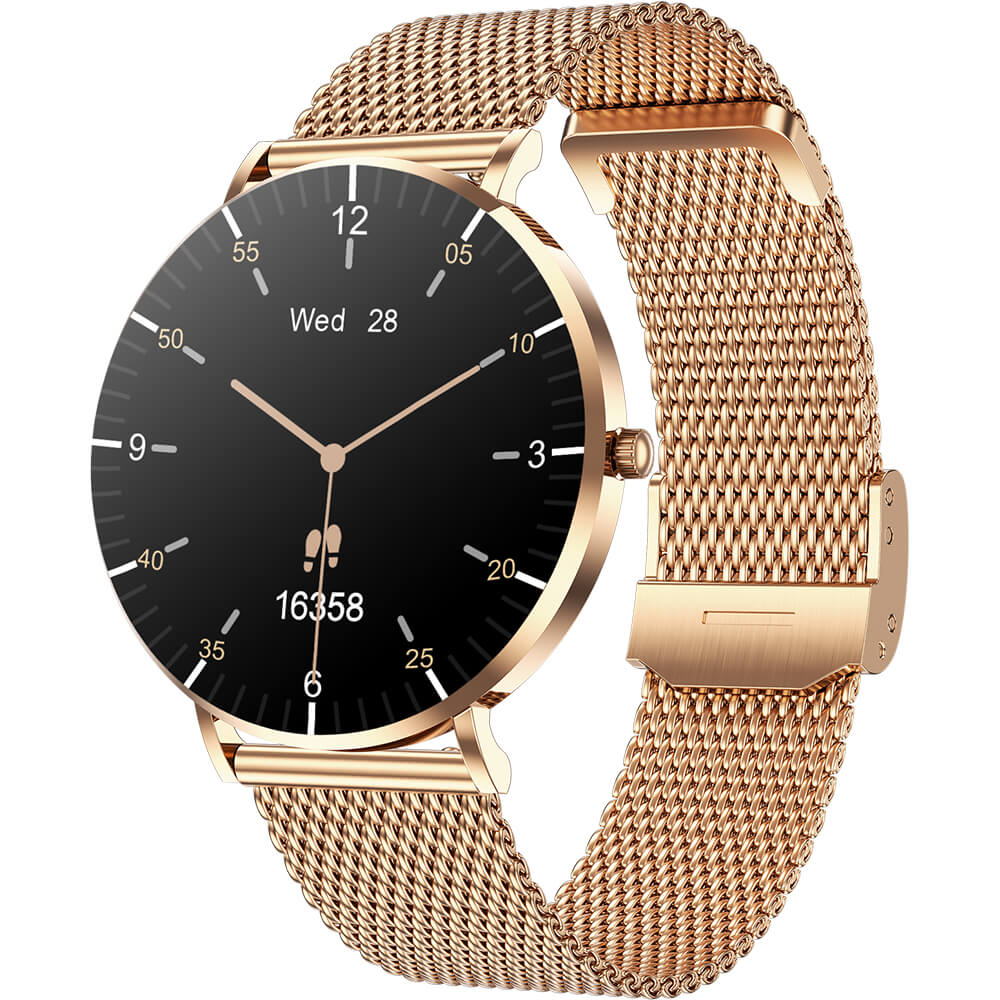 Pireware Harmony 5 Smartwatch Rosegold Milanaise