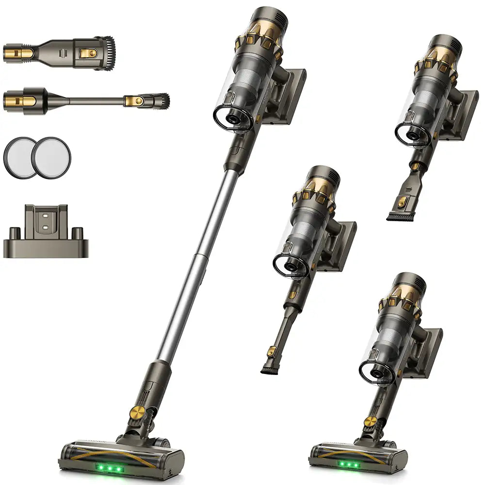 Pireware® Kyro Pro - Kabelloser Akku Staubsauger Beutellos