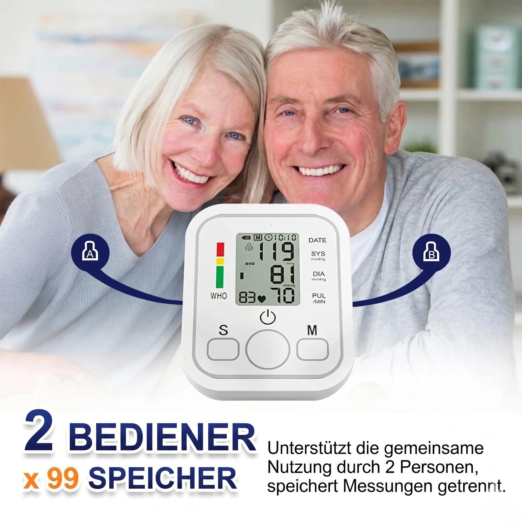 Pireware® VitalPulse Blutdruckmessgerät