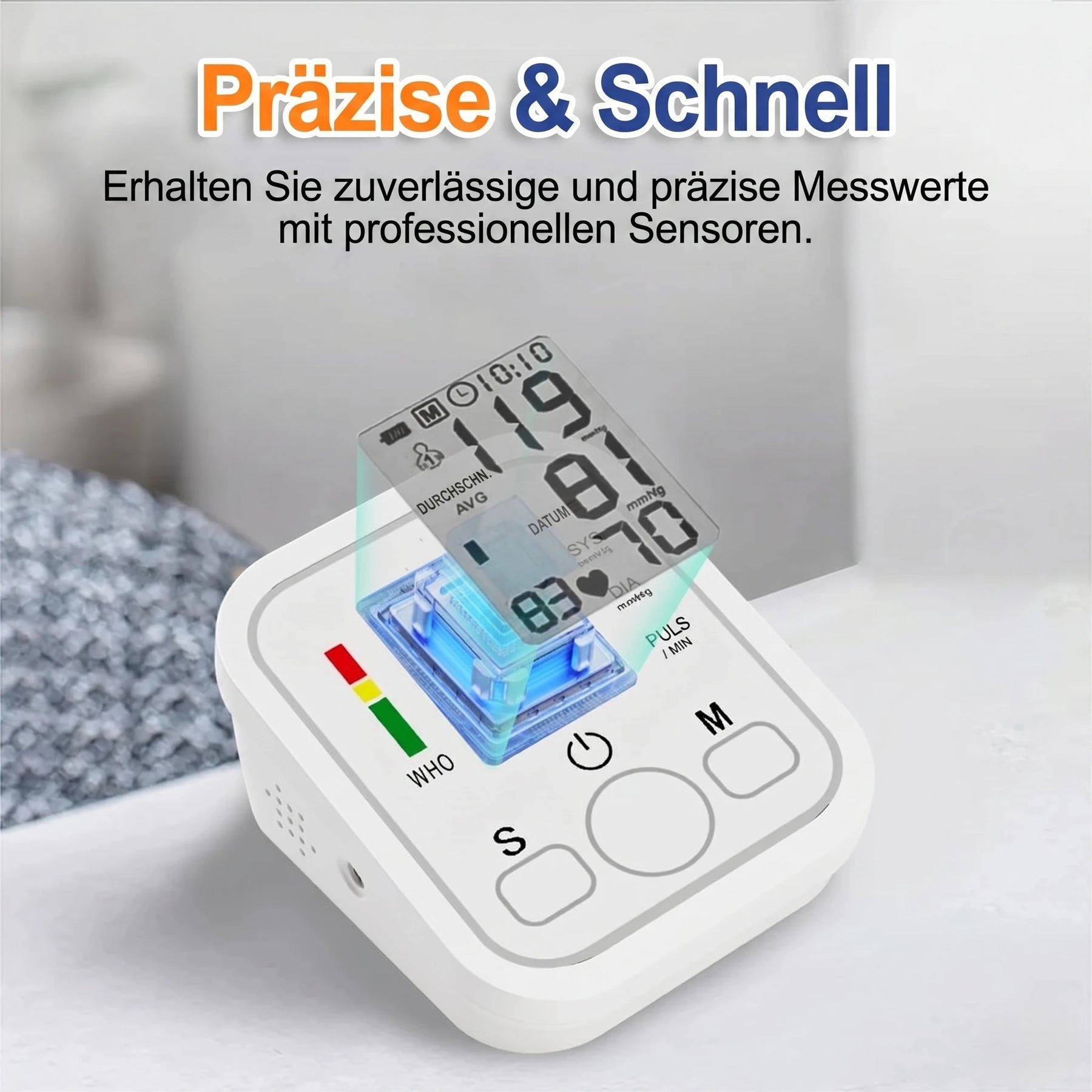 Pireware® VitalPulse Blutdruckmessgerät