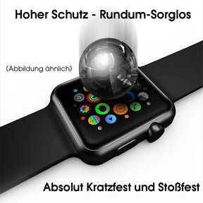 Panzerglas Displayschutzfolie 4 Stk. für Smartwatch Pireware® Elegance 4