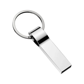 kleiner wasserdichter USB 2.0 Stick in verschiedenen Kapazitaeten in silber
