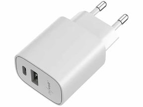 USB Adapter USB-C + USB Schnellladen 2 Ports reVolt Quick Charge