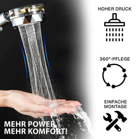 Hochdruck-Duschkopf zum Wassersparen von PURE™
