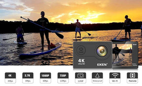 Action Cam Kamera 4K Funktionen wie wasserdicht WLAN Ultra HD und viele mehr
