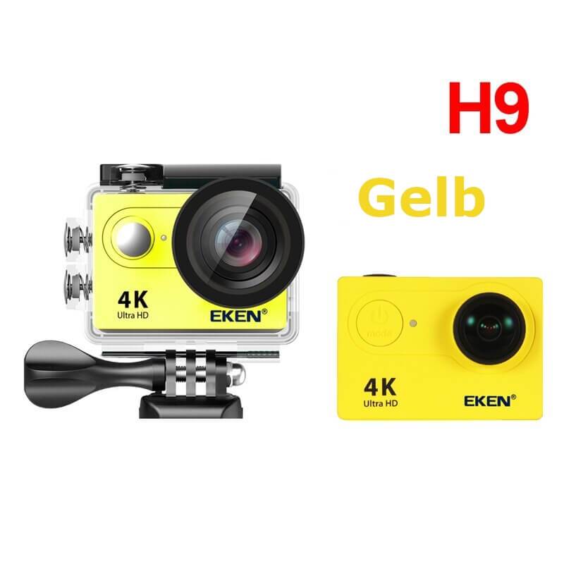 Action Cam Kamera 4K Variante Gelb