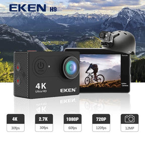 Action Cam Kamera 4K 2,7K 1080p HD 720p 12 Megapixel