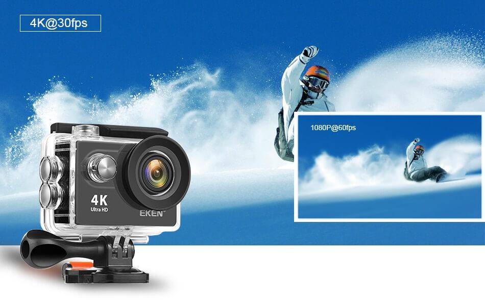 Action Cam Kamera Vergleich 4K UHD und 1080p HD