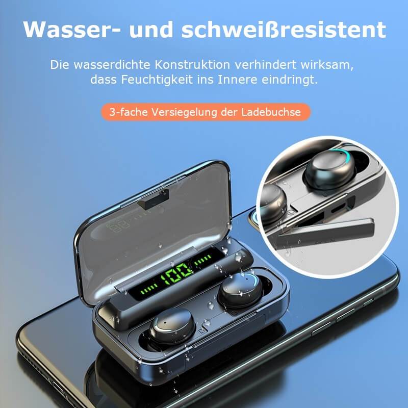 Bluetooth Kopfhörer In Ear Funktion Wasserdicht und staubdicht